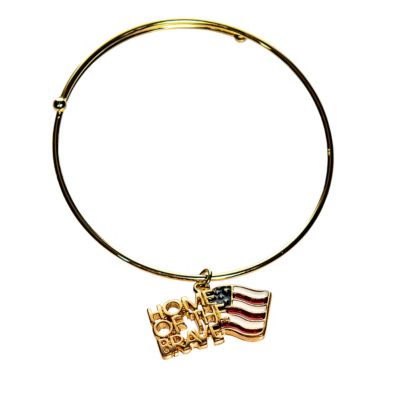 Buddy G's Home of the Brave Bangle Charm Bracelet