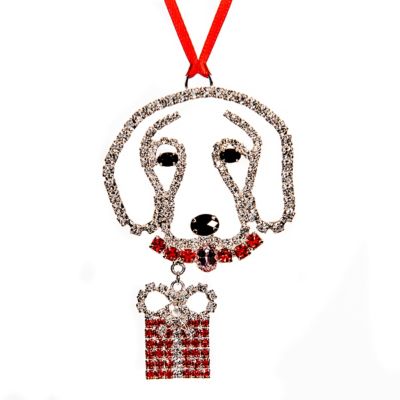 Buddy G's Golden Retriever Rhinestone Ornament