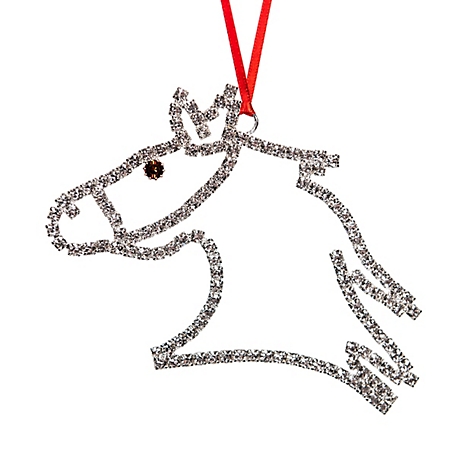 Buddy G's Rhinestone Horse Silhouette Ornament