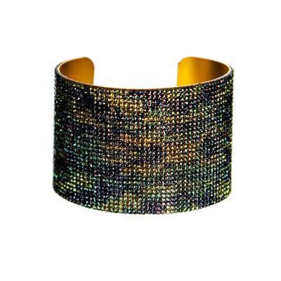 Buddy G's Camo Cuff Bracelet, Dark Green, 34523BRDGC.G/T