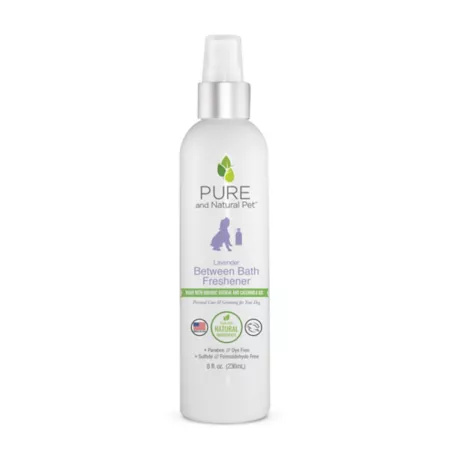 Pure and Natural Between-Bath Pet Deodorizing Conditioner Spray 8 oz. Pet Colognes & Deodorant