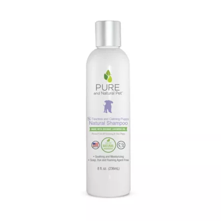 Pure and Natural Pet Natural Tearless and Soothing Puppy Shampoo 8 oz. Dog Shampoos & Conditioners