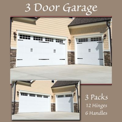 Decorative Garage Door Accents 240, Faux Magnetic Garage Door Hinges