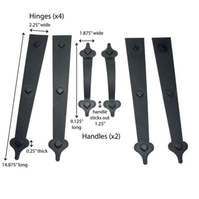 Image showing  Hinge-It Decorative Garage Door Accents