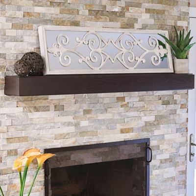 Image showing  Framed Decorative Scroll Wall Mirror, 46.75 in. x 13.375 in. x 2.25 in.