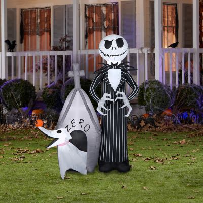 Image showing Airblown Inflatable Jack and Zero with House, Self-Inflates