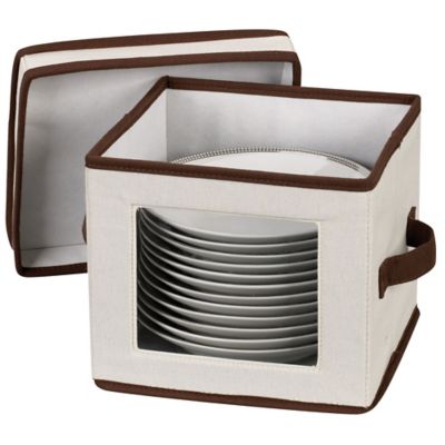Image showing 4 th Household Essentials Dessert Plate China Storage Box