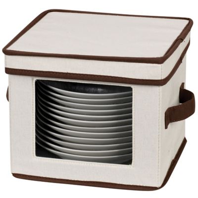 Image showing 7 th Household Essentials Dessert Plate China Storage Box