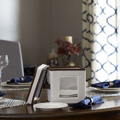 Image showing 1 th Household Essentials Saucer China Storage Box