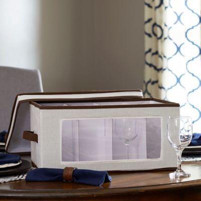 Image showing  Balloon Wine Glass Stemware Storage Box