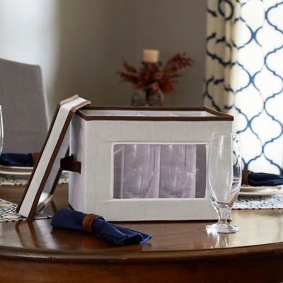 Image showing  Window Vision Flute Stemware Storage Box