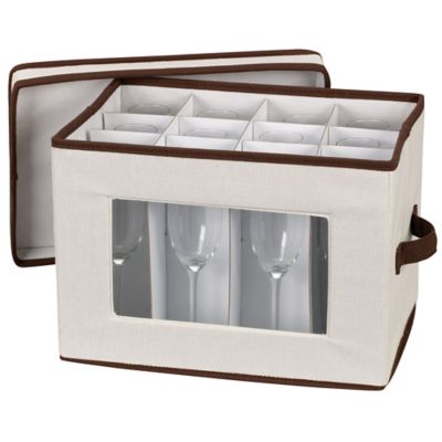 Image showing  Window Vision Flute Stemware Storage Box