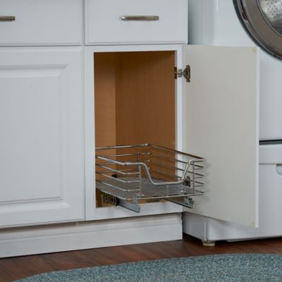 Image showing  Single Basket Sliding Cabinet Organizer