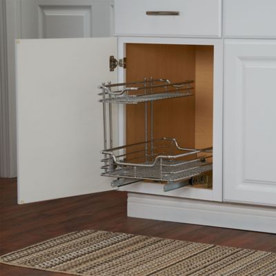 Image showing  2-Tier Design Trend Under-Sink Organizer with Liner