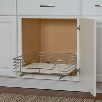 Image showing  20 in. 1-Tier Sliding Under-Cabinet Organizer