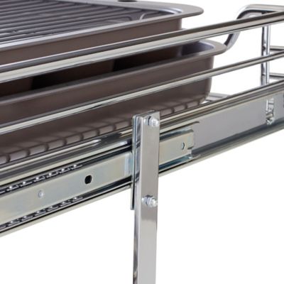 Image showing  11.5 in. Dual-Slide Cabinet Organizer