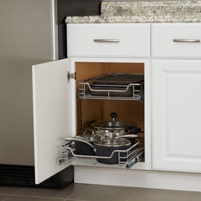 Image showing  14.5 in. Dual-Slide Cabinet Organizer
