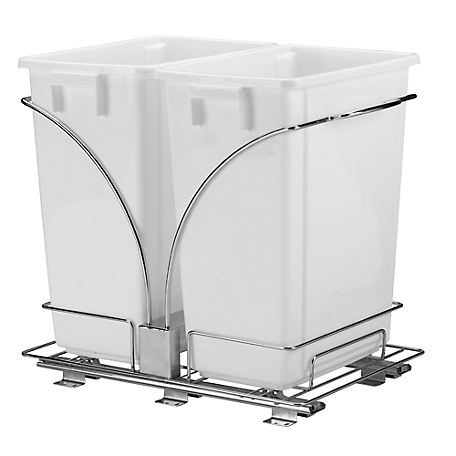 Household Essentials 9 gal. Double Pull-Out Trash Cans
