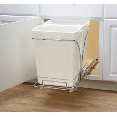 Image showing  9 gal. Double Pull-Out Trash Cans