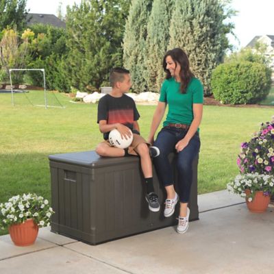 Image showing 8 th Lifetime 116 gal. Outdoor Deck Storage Box