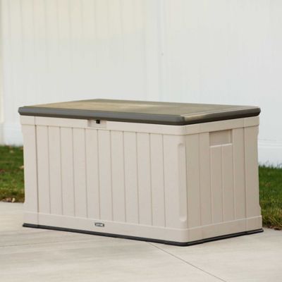 Image showing  116 gal. High-Density Outdoor Storage Box, Desert Sand