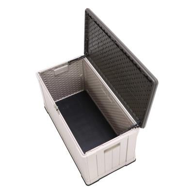 Image showing 6 th Lifetime 116 gal. High-Density Outdoor Storage Box, Desert Sand