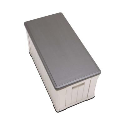 Image showing 7 th Lifetime 116 gal. High-Density Outdoor Storage Box, Desert Sand