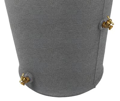 Image showing  50 gal. Impressions Amphora Rain Saver Barrel, Dark Granite
