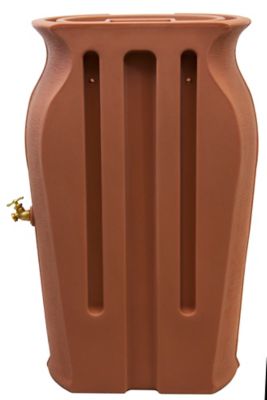 Image showing  50 gal. Impressions Amphora Rain Saver Barrel, Terra Cotta
