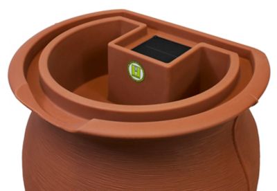 Image showing  50 gal. Impressions Amphora Rain Saver Barrel, Terra Cotta