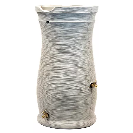 Good Ideas 50 gal Impressions Capri Rain Saver Barrel Stoneware Rain Barrels