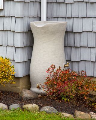 Image showing  50 gal. Impressions Corsican Rain Saver Barrel, Sandstone