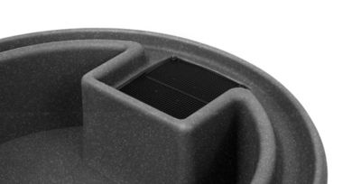 Image showing  50 gal. Impressions Downton Rain Saver Barrel, Dark Granite