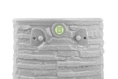 Image showing  50 gal. Impressions Riverwalk Rain Saver Barrel, Light Granite