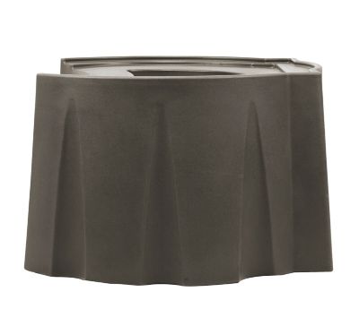 Image showing  Rain Wizard Universal Rain Barrel Stand for Good Ideas Rain Barrels, Oak