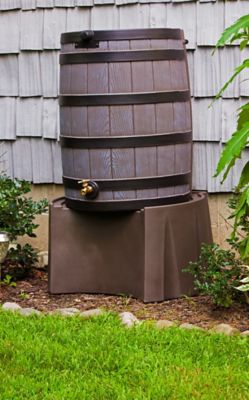 Image showing  Rain Wizard Universal Rain Barrel Stand for Good Ideas Rain Barrels, Terra Cotta