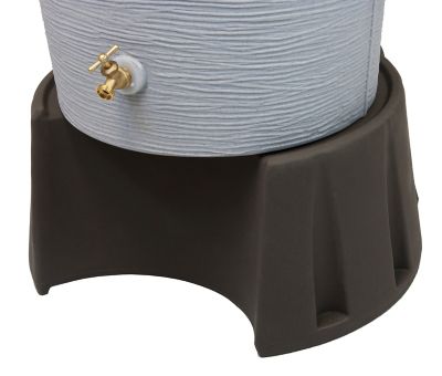 Image showing 5 th Good Ideas Rain Wizard Sturdy Rain Barrel Stand for Impressions and Rain Wizard 50 gal. Rain Barrels, Oak