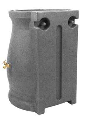 Image showing  50 gal. Rain Wizard Urn Rain Barrel, Dark Granite