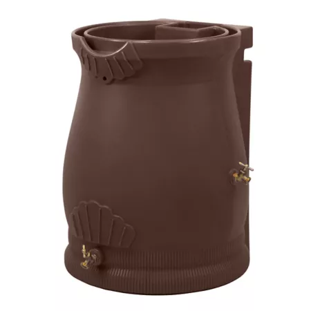 Good Ideas 50 gal Rain Wizard Urn - Rain Barrel Oak Rain Barrels