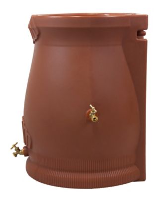 Image showing  50 gal. Rain Wizard Urn Rain Barrel, Terra Cotta
