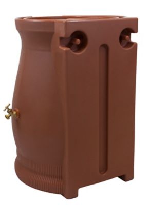 Image showing  50 gal. Rain Wizard Urn Rain Barrel, Terra Cotta