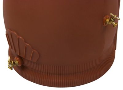 Image showing 5 th Good Ideas 50 gal. Rain Wizard Urn Rain Barrel, Terra Cotta