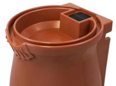 Image showing 6 th Good Ideas 50 gal. Rain Wizard Urn Rain Barrel, Terra Cotta