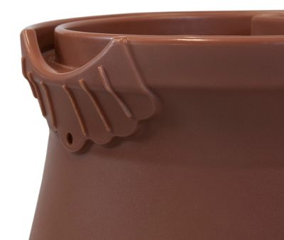 Image showing 9 th Good Ideas 50 gal. Rain Wizard Urn Rain Barrel, Terra Cotta