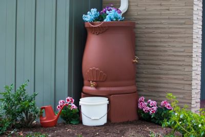 Image showing  Rain Wizard Urn Stand for 50 gal. and 60 gal. Rain Wizard Urn Barrels, Sandstone