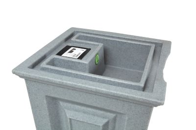 Image showing  45 gal. Savannah Rain Saver Rain Barrel, Light Granite