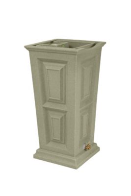 Good Ideas 45 gal. Savannah Rain Saver Rain Barrel, Sandstone