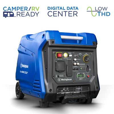 Westinghouse 4,500-Watt Gasoline Powered Portable Inverter Generator with RV Outlet and Remote Start I am very impressed with all the features of this generator, especially considering the price