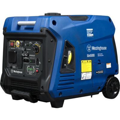 Image showing 9 th Westinghouse 5,000/3,900-Watt Gasoline Powered Portable Inverter Generator, RV Outlet, Remote Start