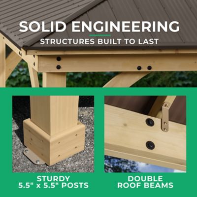 Image showing 7 th Yardistry 10 ft. x 10 ft. Meridian Gazebo